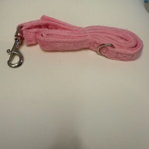 Pink Dog Leash with Metal Clip